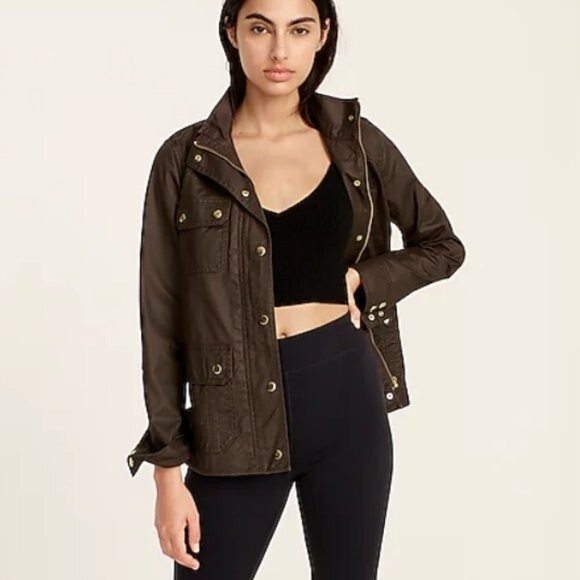 J. Crew - The Downtown Field Utility Boxy Oversized Jacket XXS - Picture 1 of 10